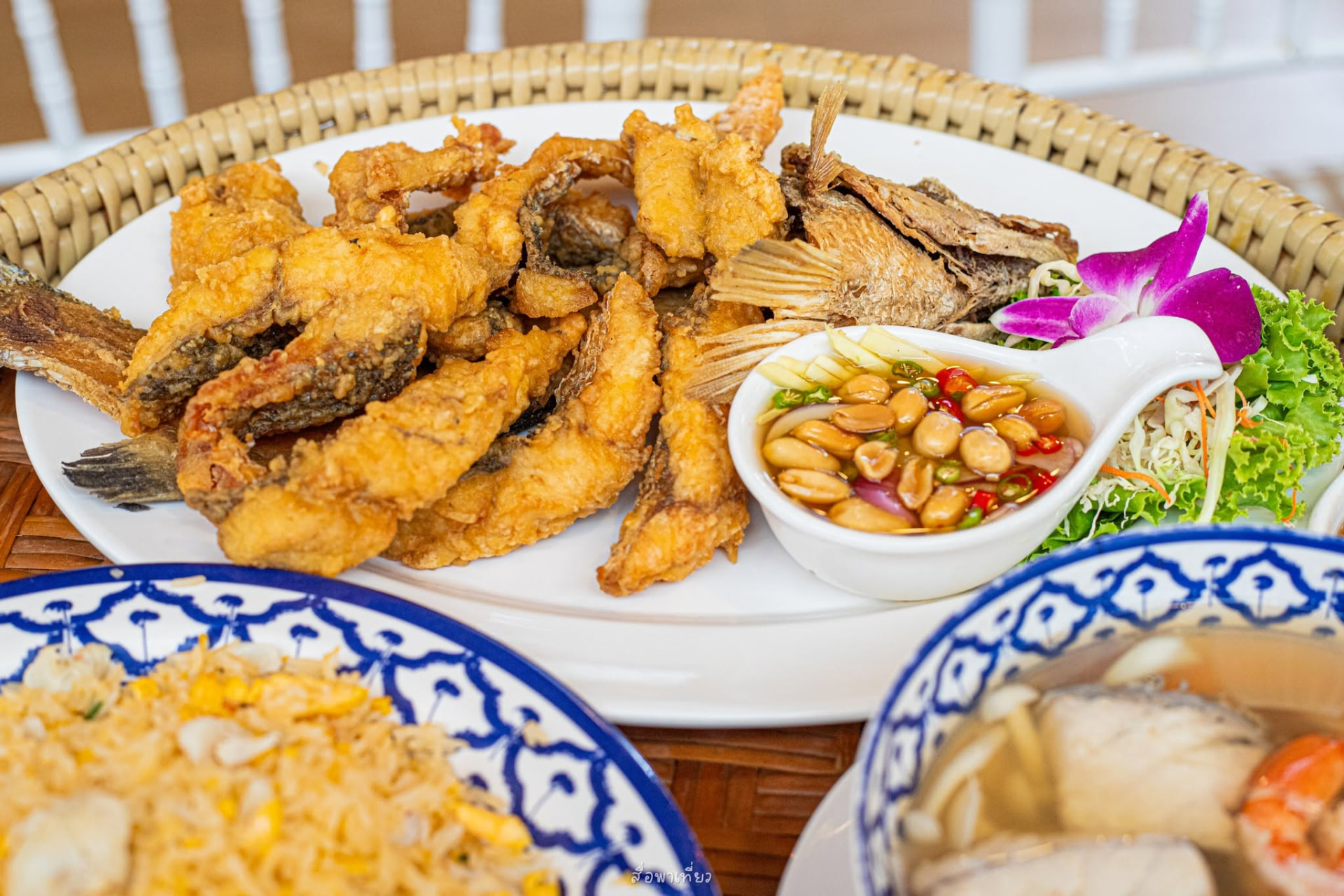 Traditional fried fish